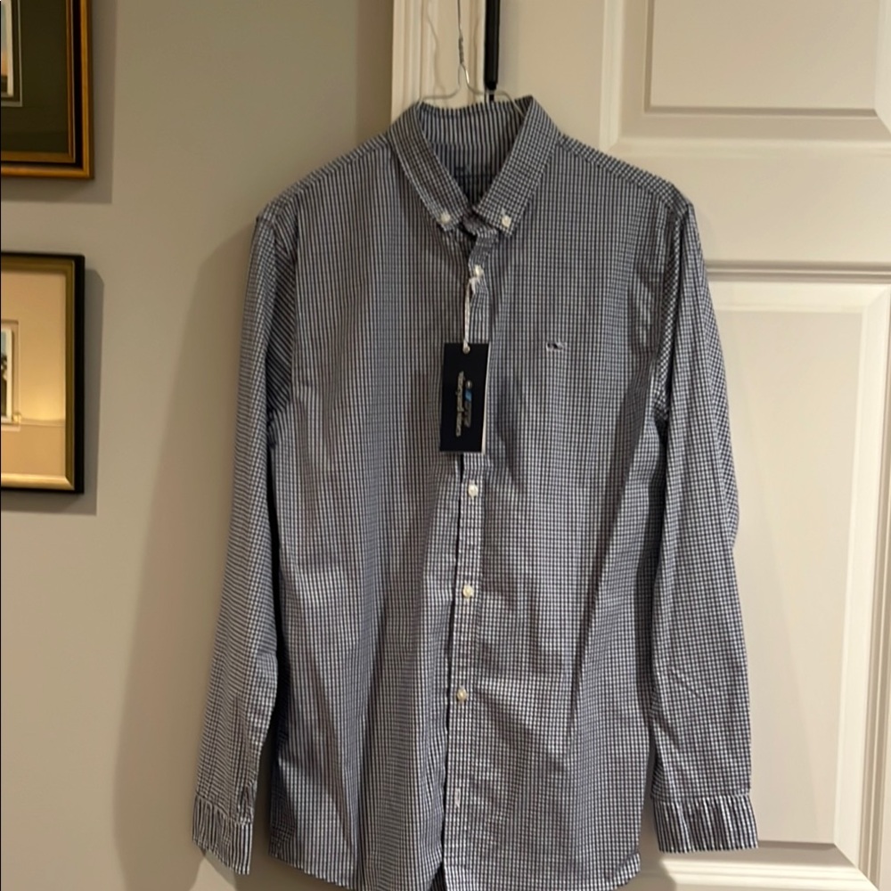 Vineyard Vines Boys On-The-Go Performance Button Down Shirt. New With Tags!